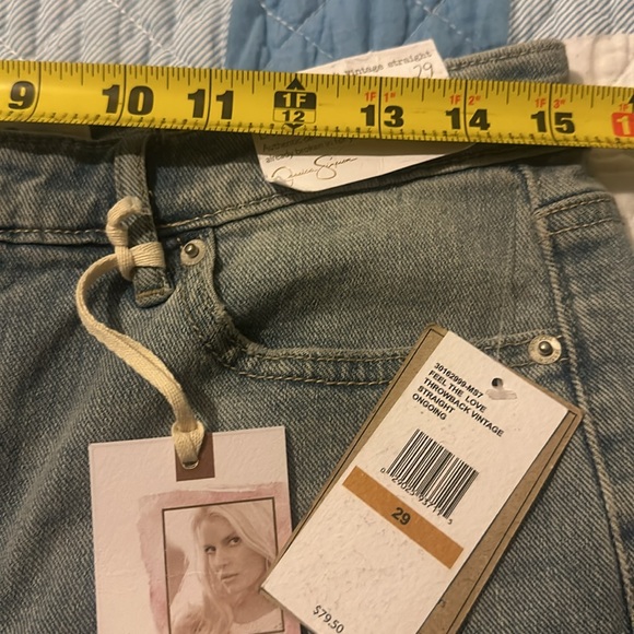 NWT Jessica Simpson Throwback Straight Jeans in Feel the Love - Picture 13 of 16